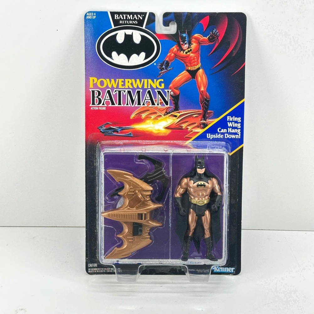 Vintage Batman Returns Powerwing Action Figure Kenner 1992 Toy SEALED NEW MOC